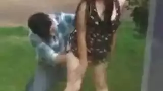 حارسات بالكاد قانونيات يتم تلبيدهن بقوة